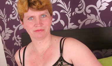 Lonely Housewife Playing With Her Beads