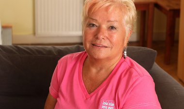 Horny Blonde Mature Slut Getting Wet On The Couch