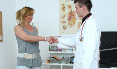 Naughty Housewife Fucking And Sucking The Doctor