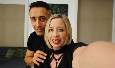 British housewife gives blowjob and is fucked hard