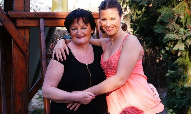 Naughty Old And Young Lesbians Have Fun