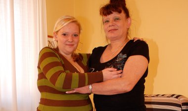 Chubby Teen Doing A Naughty Mature Lesbian