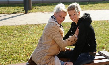 A First Old And Young Lesbian Date Turns Out Hot