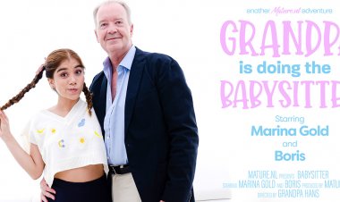Grandpa is doing the 19 year old babysitter