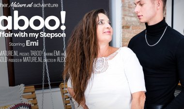 Naughty toyboy has a forbidden affair with his very horny stepmom Emi