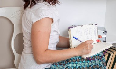 Skinny small breasted MILF getting naked