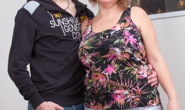 Big breasted housewife fucking her younger lover