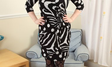 Cute chubby housewife with big tits playing with herself