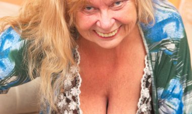 This big breasted mama gets a good fuck from her toy boy