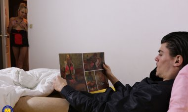 This naughty granny loves to get fucked up the ass by her toyboy