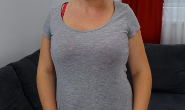 Horny housewife playing with herself