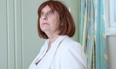 Naughty British mature lady getting wet on her bed