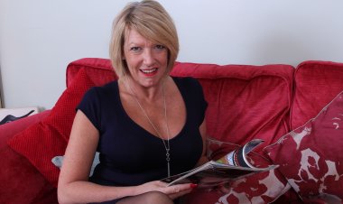 Two horny dudes doing a very naughty British housewife