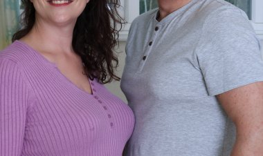 Naughty curvy British housewife fucking her ass off