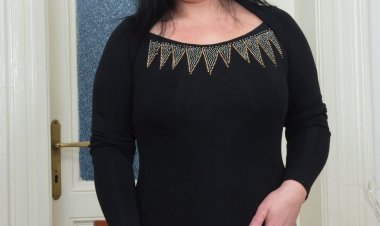 Chubby housewife stripping and teasing