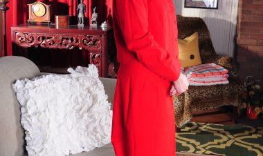 Naughty American housewife playing alone