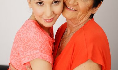 Horny mature lesbian licking a hot young babe