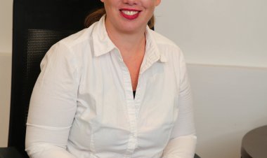 Curvy big booty secretary taking on two hard cocks