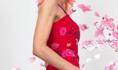 Naughty red housewife getting frisky