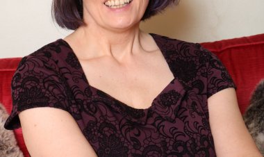 Big breasted mature Tigger playing with herself