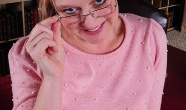 Horny American housewife playing with herself