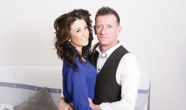 Hot British young babe doing a dirty old man