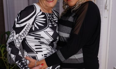 Two naughty mature lesbians have great fun together