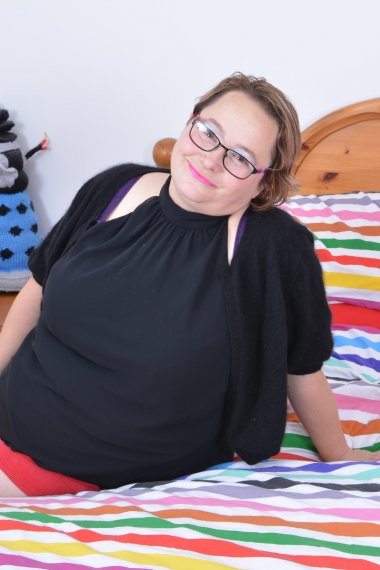 Naughty British BBW playing with her wet pussy