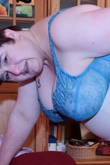 Big German housewife getting frisky