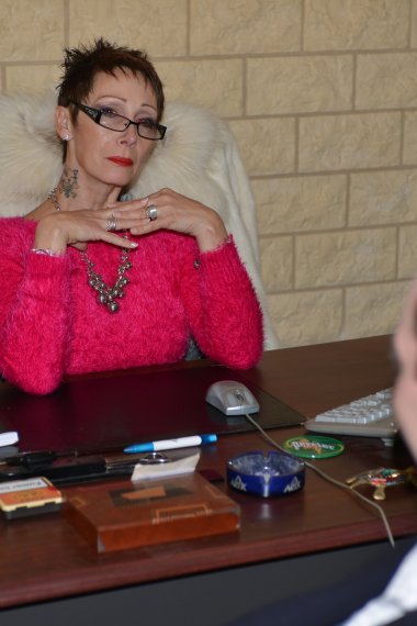 This clitpierced secretary has an appetite for cock