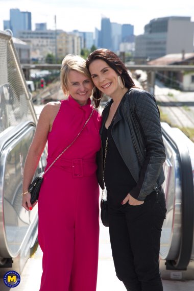 Two mature ladies have set a date for their lesbian affair