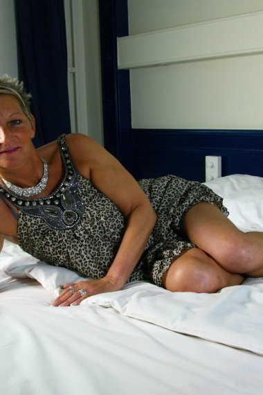 Naughty Dutch housewife playing with herself