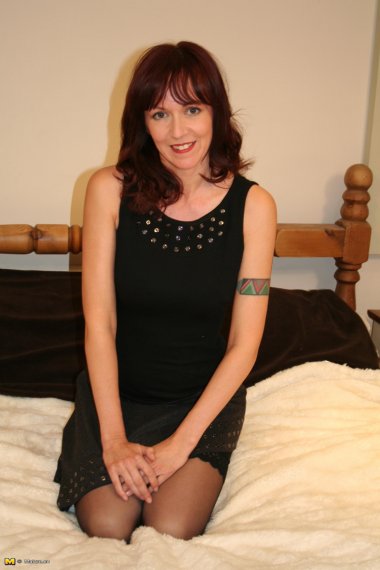 Horny housewife playing to tease us