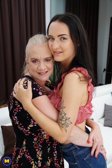 These old and young lesbians sure have a great day