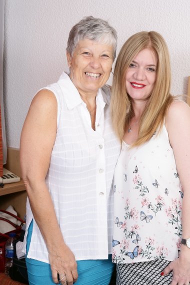 Big breasted British mature ladies go lesbian